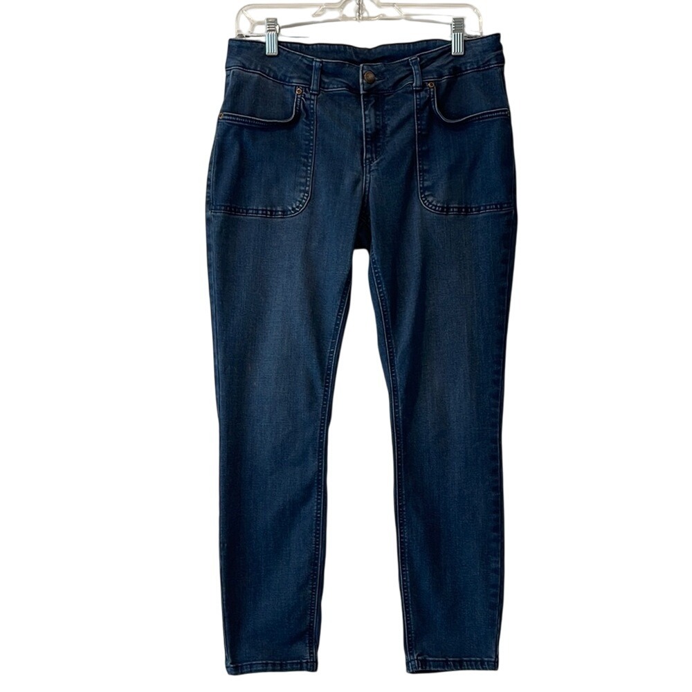 Natural Reflections Deep Indigo Straight Leg Jeans 10